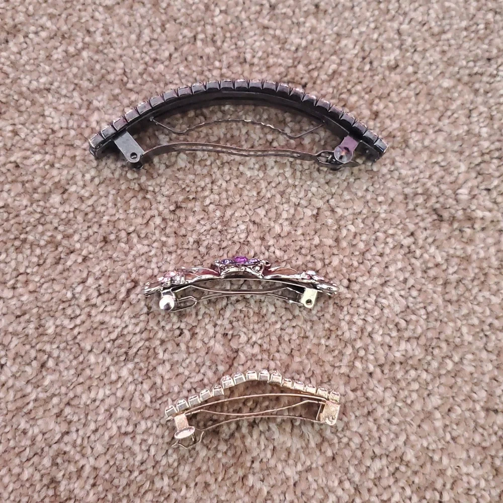 Rhinestone And Jewels Decorative Hair Clips